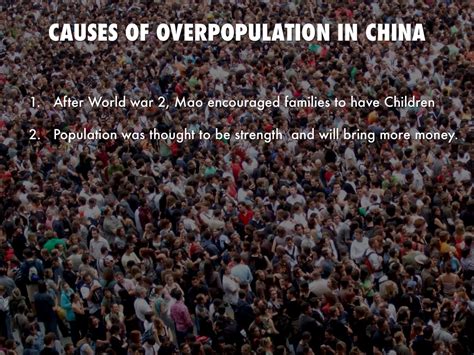 what problems are caused by overpopulation in china